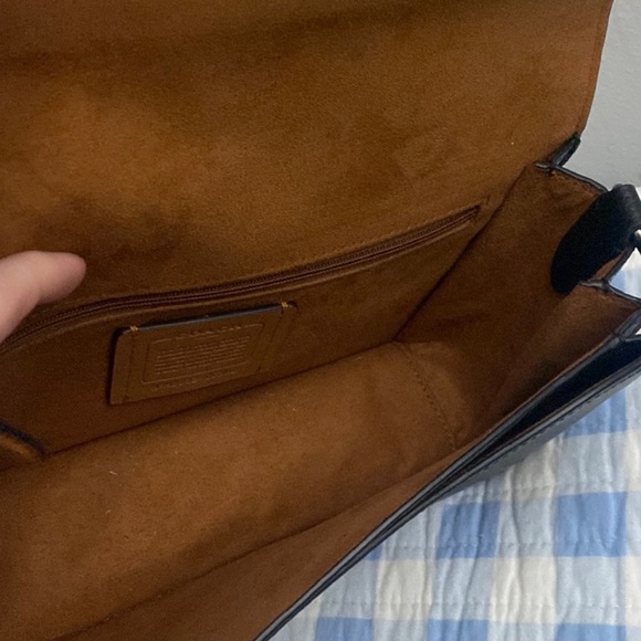 Coach Black Leather Shoulder Bag - Picture 7 of 7